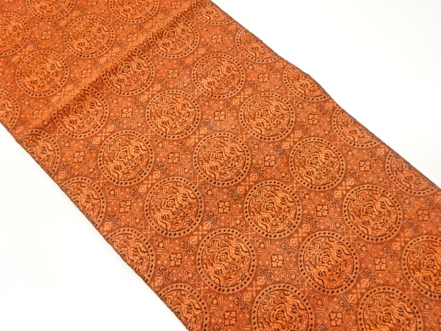 JAPANESE NAGOYA OBI / WOVEN FLOWER